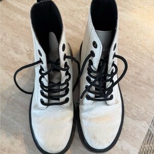 Dr. Martens 1460 Boot Women’s White Leather